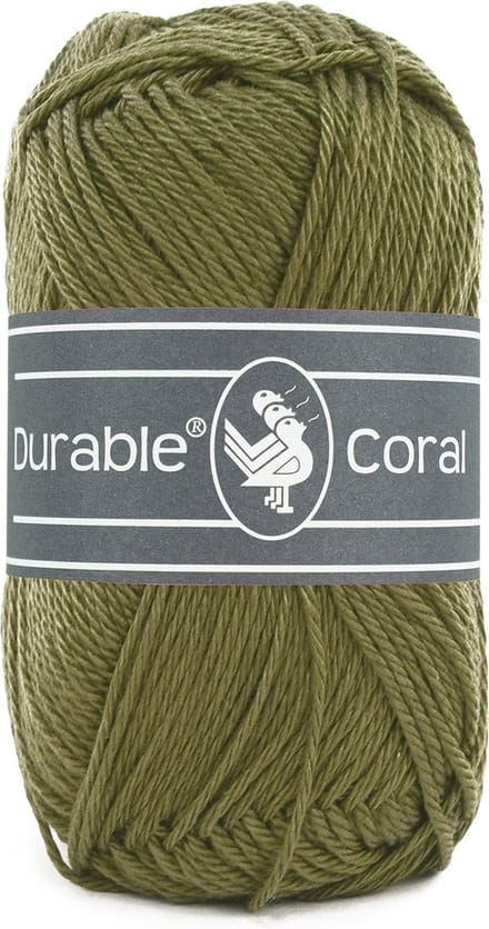 Durable Coral - 2168 khaki - Gemerceriseerd Katoen Garen