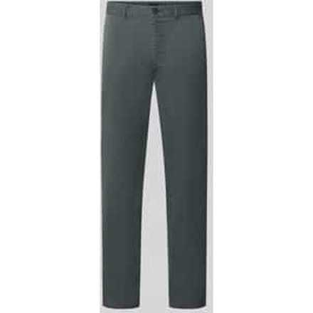 Slim fit chino van katoenmix model 'Chino Slim'