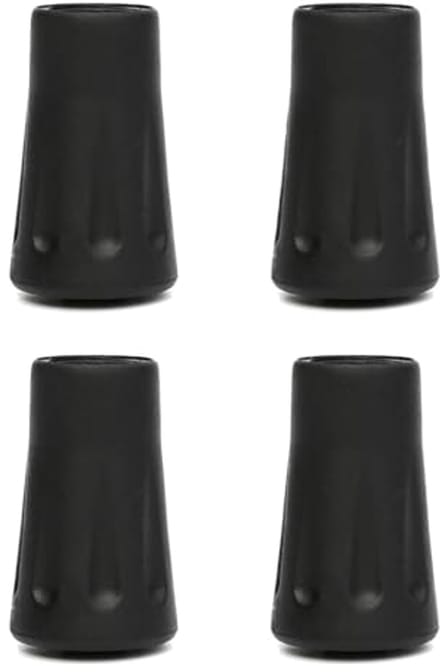 4 Rubber Buffers voor Wandelstokken - Verwisselbare Punten 11 mm