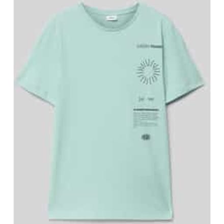 Regular fit T-shirt van puur katoen