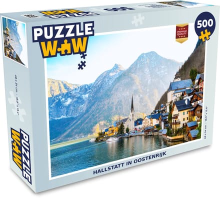 Puzzel Hallstatt in Oostenrijk - Legpuzzel - Puzzel 500 stukjes
