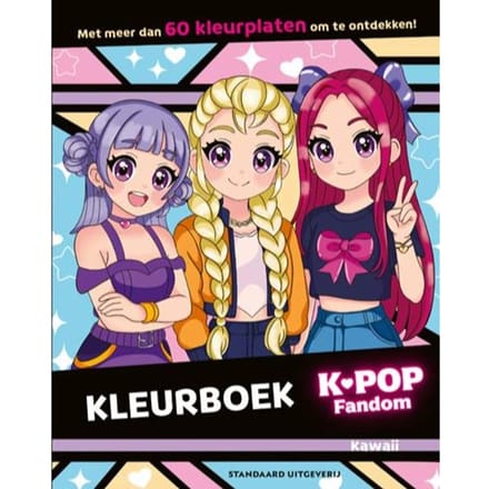 K-Pop Fandom kleurboek Vriendenboekjes