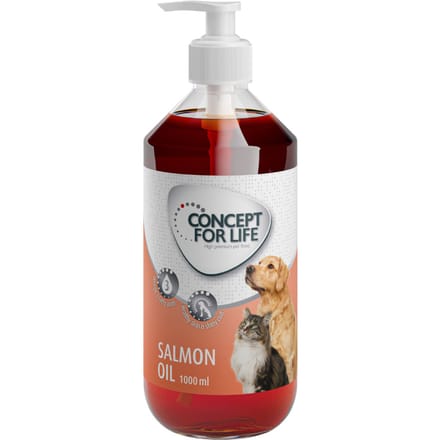 2x1000ml Zalmolie voor Hond/Kat Concept for Life