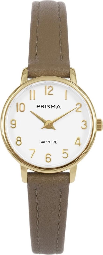 Prisma Horloge P.1732 Dames Edelstaal Saffierglas