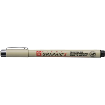 Fineliner Sakura Pigma Graphic 2 2.0mm zwart