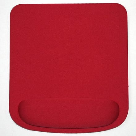 Gadgetpoint - Antislip Muismat - Polssteun - Mousepad - Rood Vierkant