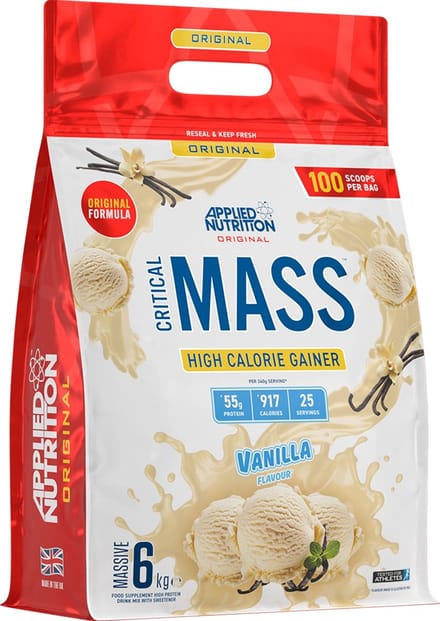 Mass Gainer - Original Critical Mass - Applied Nutrition - 6000 g Vanille