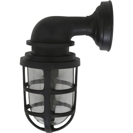 KS Verlichting Muurlamp Brooklyn Antiek Zwart