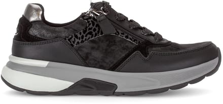 Rollingsoft -Dames - zwart - sneakers - maat 37