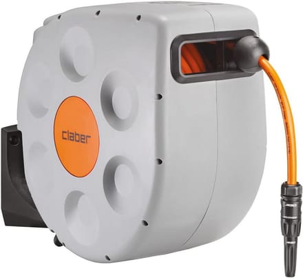 Automatische 30 meter slanghaspel met langzaam oprollen
