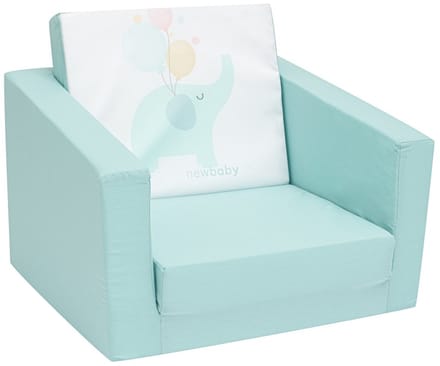 New Baby Elephant kindervouwstoel mint 37x45x42 cm - Schuimstoel