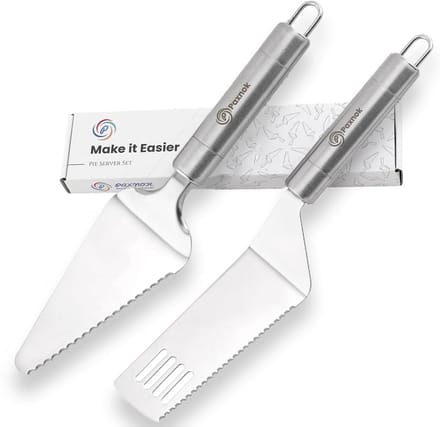 11 inch RVS Snij- en Serveer Set met Spatel en Taartserver