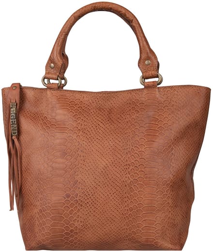 Legend Ayas Snake Bag cognac