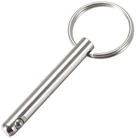 Quick Release Pins 6mm x 45mm van Koolstofstaal - Ideaal voor Scheepsbouw, Bootaccessoires en Maritieme Toepassingen