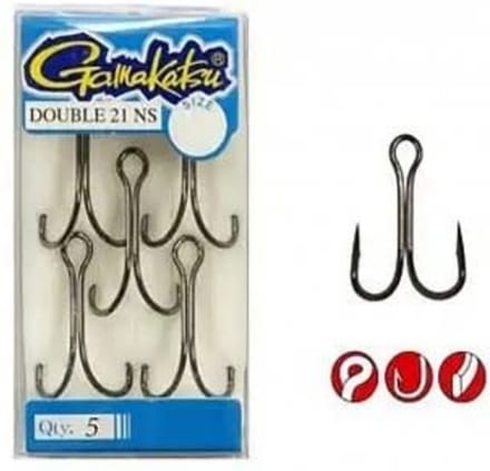 Gamakatsu Double 21 Ns (5 Pcs) #8