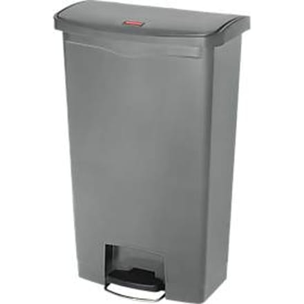 Pedaalemmer Slim Jim®, kunststof, volume 68 liter, grijs