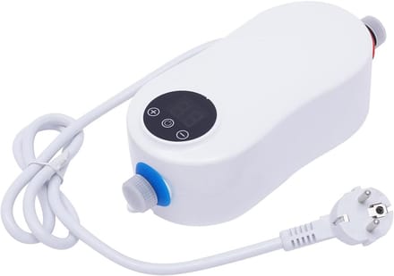 Mini Elektrische Boiler - Directe Verwarming - Direct Warm Water - Ruimtebesparend Ontwerp - 20cm Hoog - Wit