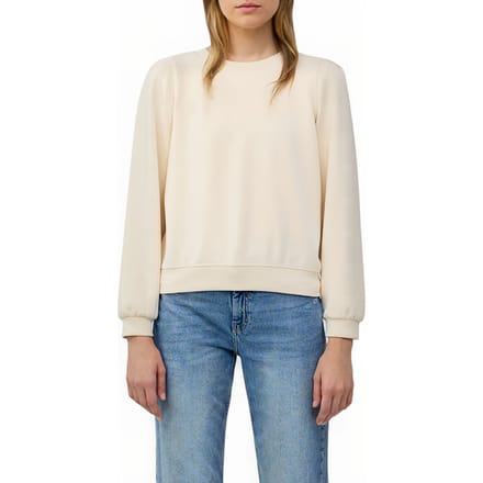 s.Oliver Sweatshirts Offwhite Maat: 48 | Longsleeves Outlet | Dames | Beige