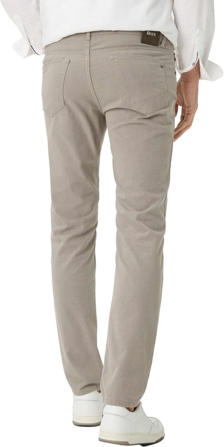 Pantalon 5-pocket beige Brax Chuck slim fit