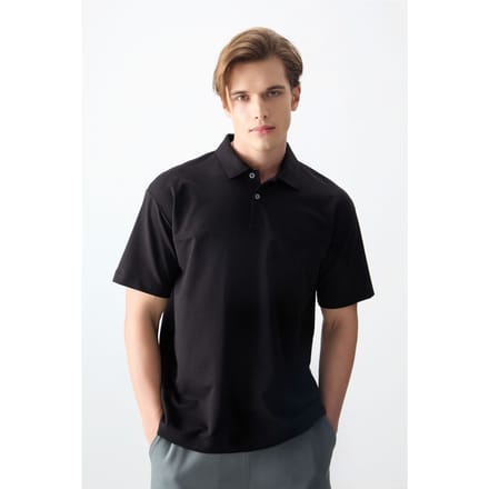 Oversized Polokraag T-Shirt