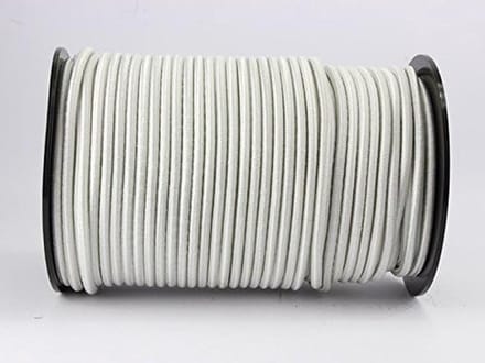 Elastisch Expander Touw Wit 8mm - 20 Meter Robuust Rubberen Spankabel voor Zeil en Kamperen