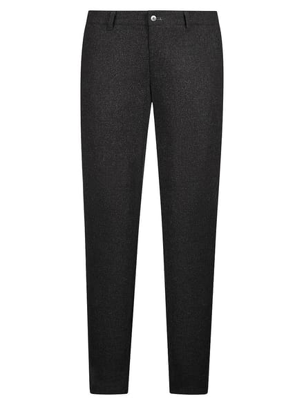 Lange flatfront-chino Van Brax grijs