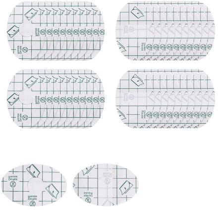 Dailygoods - 140 Stuks Waterdichte Oorstickers voor Douchegebruik