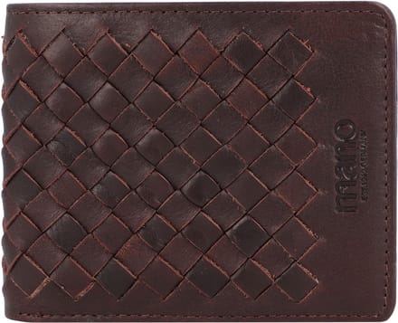mano Leren Portemonnee Don Luca Wallet Dark Brown Donkerbruin