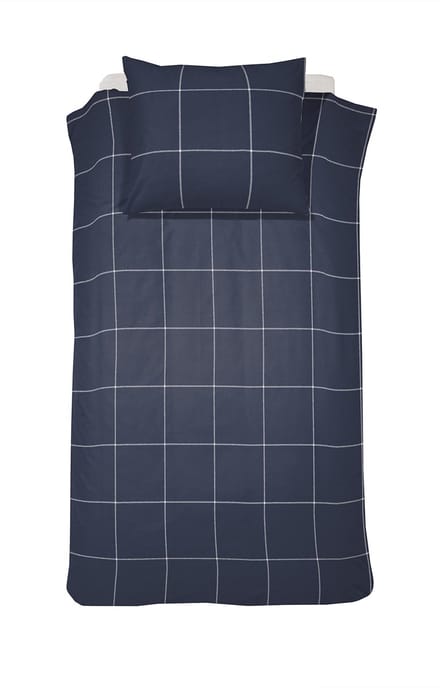 Cinderella Robyn - Dekbedovertrek - Satijn - 140x200/220 cm - Donkerblauw + 1 kussensloop 60x70