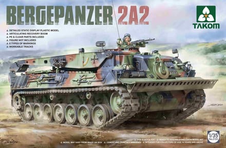 Takom Modelbouwpakket Militaire voertuigen - 2135 Bergepanzer 2A2 Plastic - 1:35 - Modelbouw