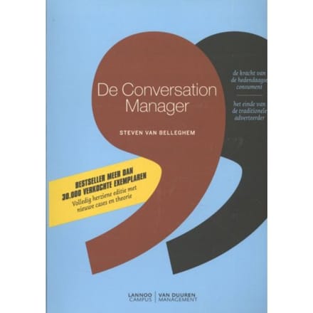 De Conversation Manager / 2013 - Steven van Belleghem