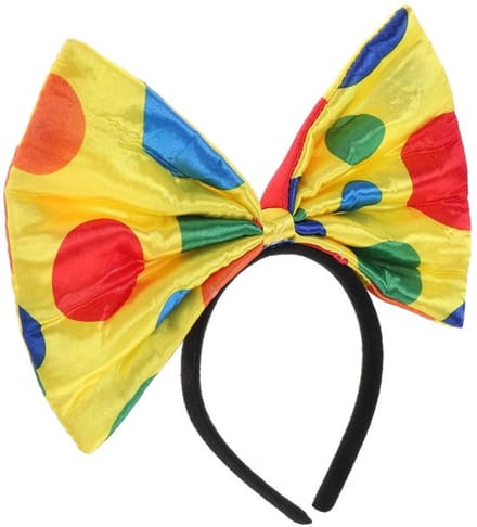 Allecto - Haarelastiekjes - Decoratieve haaraccessoires - Clownstrik