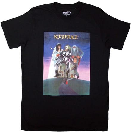 Beetlejuice - Movie Poster Heren Tshirt - M - Zwart