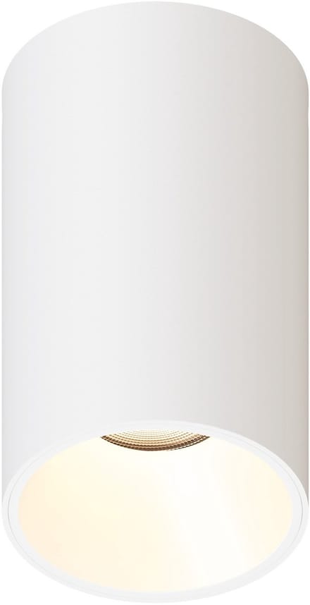 Ledvion – LED Opbouwspot Rond ø80mm – Wit – Dimbaar – GU10 – 2700K – 3W – IP20
