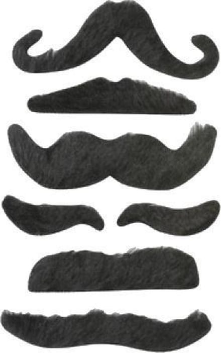 Eddy Toys Assortiment Plaksnorren 6 Stuks Zwart
