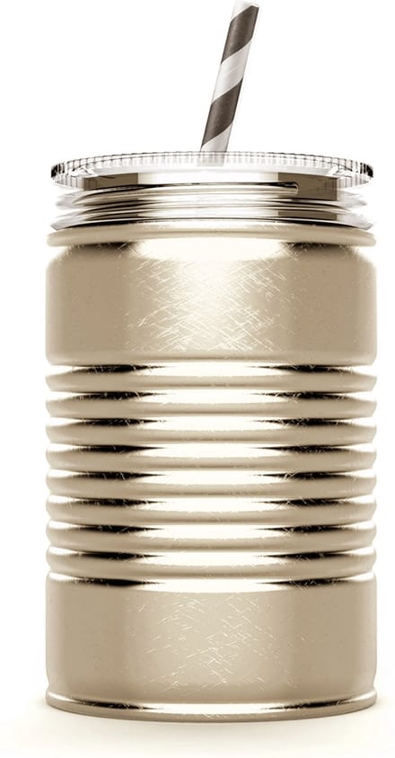 Asobu - Mason Jar I can - 540 ml - Champagne