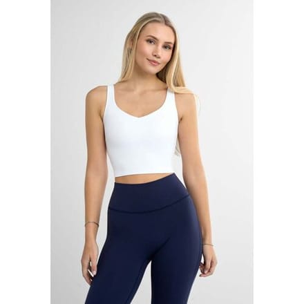 FAMME Softy Crop Top Wit M
