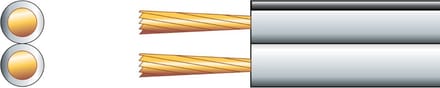 Luidsprekerkabel Wit 10 meter