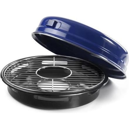 Barbecue sur Gaz - Ibili - 980032 - Acier Émaillé - Inox - Poignée intégrée