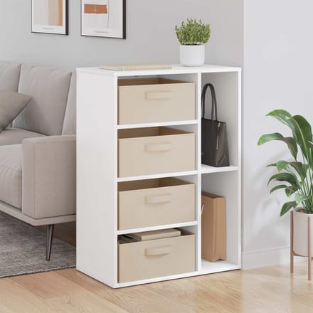 vidaXL - Dressoir - Wit - 60 - x - 33,5 - x - 84 - cm