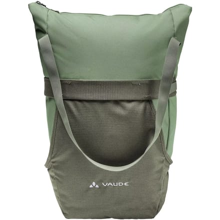 VAUDE / TwinShopper / Fietstas / Enkele fietstas / Unisex / willow green / Waterdicht / >90% Recycled materiaal