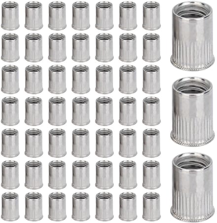 Dailygoods- Klinkmoer 100 stuks - Roestvrij staal - Grote verzonken