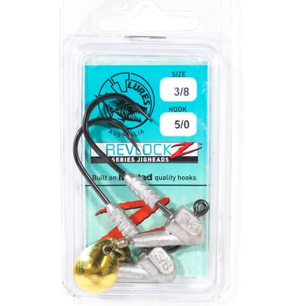 Tackle Tactics TT Revlockz HD Tête plombée 3/8 oz 5/0 2/paquet (9520)