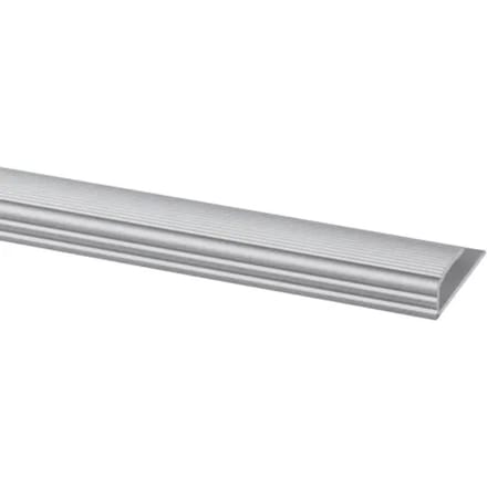 Eindprofiel Aluminium Zilver - Voor Pvc Vloer - 4-6mm - Antislip - 950mm