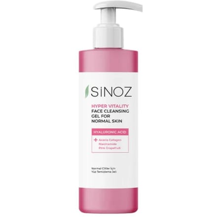 Sinoz - Hyper Vitality Face Cleansing Gel for Normal Skin, 200ml - Żel do mycia twarzy do codziennego użycia