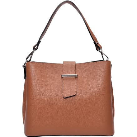 Isabella Rhea Brown Rundleer Tas