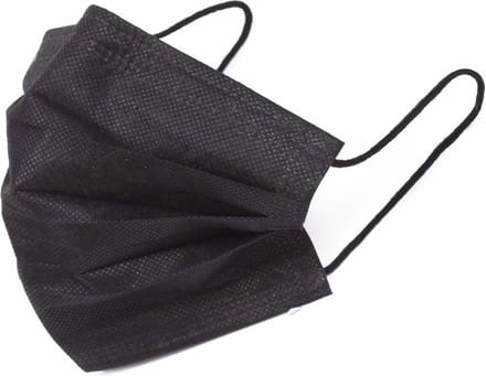 Wegwerpmaskers / Mondkapjes 3-Laag - Zwart - 50 Stuks