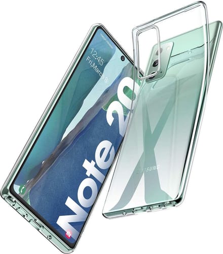 HB Hoesje Geschikt voor Samsung Galaxy Note 20 - Transparant - Siliconen Back Cover