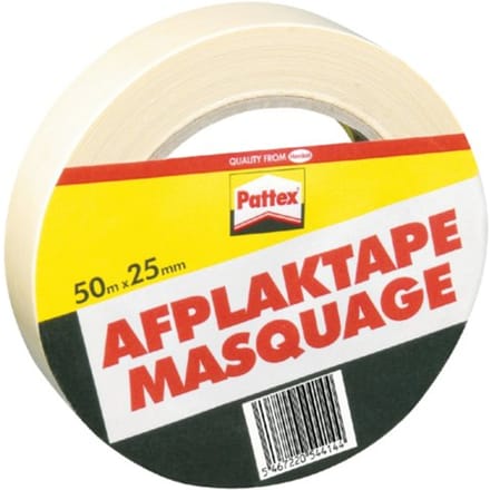 Pattex Afplaktape 25mm 50 m Sleave