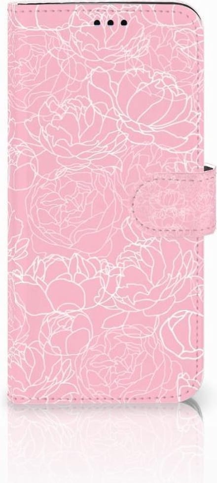 Samsung Galaxy S9 Plus Hoesje White Flowers